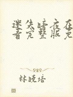 迷失暗夜在线观看完整版免费高清