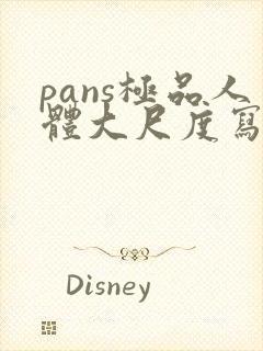 pans极品人体大尺度写真