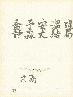 乔予安温砚深沈静淼大结局