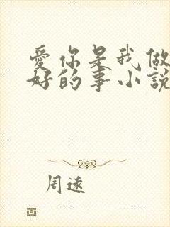 爱你是我做过最好的事小说全文免费