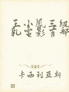 王小凤三级露全乳电影有哪些