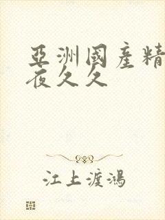 亚洲国产精品午夜久久封面