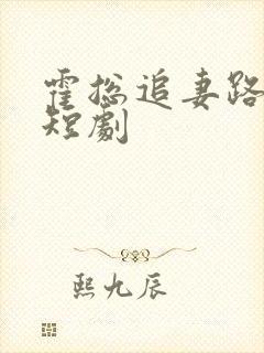 霍总追妻路漫漫短剧