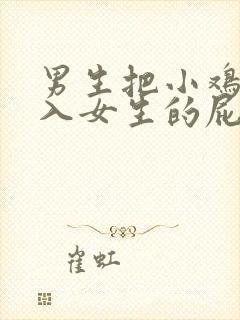 男生把小鸡鸡插入女生的屁股里