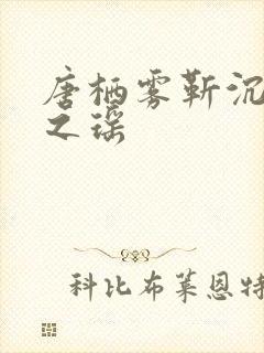 唐栖雾靳沉野孟之瑶封面