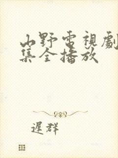 山野电视剧40集全播放