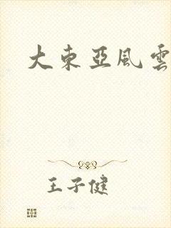 大东亚风云封面