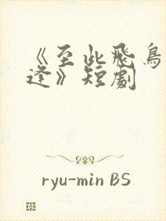 《至此飞鸟不相逢》短剧