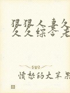 狠狠人妻久久久久久综合老师粉嫩