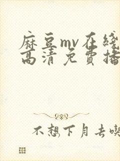 麻豆mv在线看高清免费播放