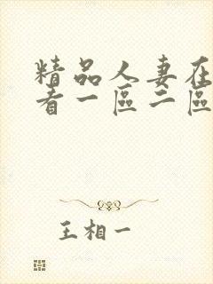 精品人妻在线观看一区二区封面