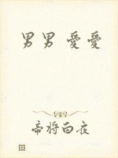 男男 爱爱封面