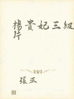 杨贵妃三级黄色片封面