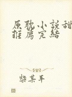 原耽小说甜宠文推荐完结
