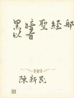 黑暗圣经哪里可以看