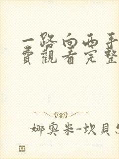 一路向西手机免费观看完整高清国语封面