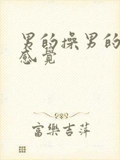 男的操男的什么感觉