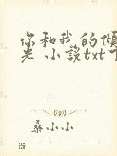 你和我的倾城时光 小说txt下载