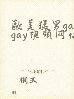 欧美猛男gaygay视频网站