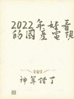2022年好看的国产电视剧