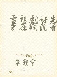 电视剧好先生免费在线观看完整版