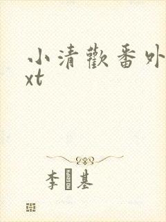 小清欢番外篇txt封面