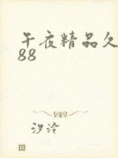 午夜精品久久久88封面