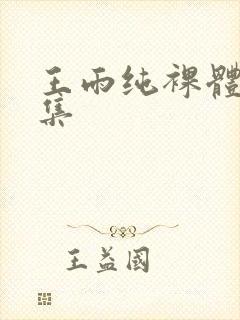 王雨纯裸体写真集封面