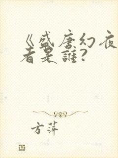 《盛唐幻夜》作者是谁?封面