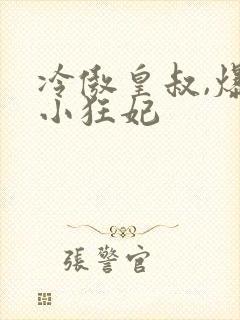 冷傲皇叔,爆宠小狂妃