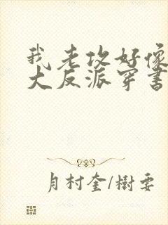 我老攻好像是个大反派穿书封面