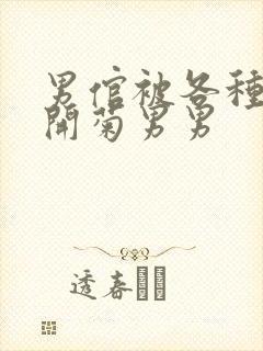 男倌被各种玉势开菊男男