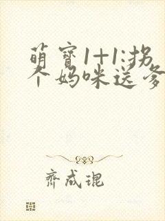 萌宝1+1:拐个妈咪送爹地