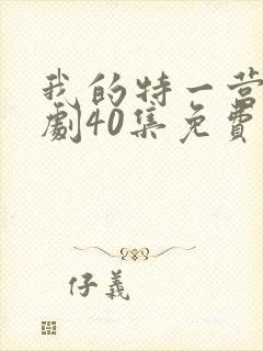 我的特一营电视剧40集免费观看