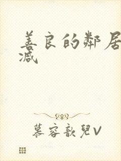 善良的邻居无删减