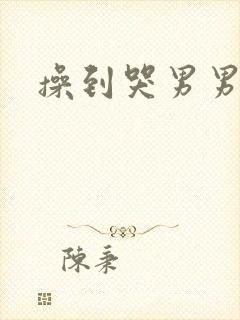 操到哭男男视频