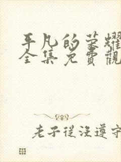 平凡的荣耀在线全集免费观看电视剧