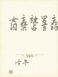 女主被男主疯狂囚禁占有的小说古言封面
