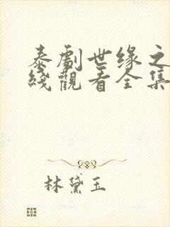 泰剧世缘之舟在线观看全集免费播放封面