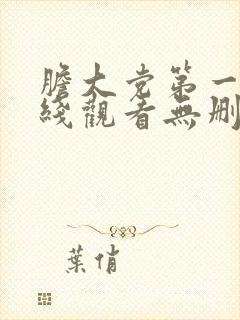 胆大党第一季在线观看无删减版