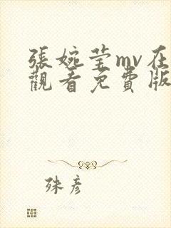 张婉莹mv在线观看免费版高清