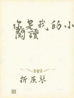 你是我的小确幸 阅读封面