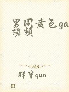 男同黄色gay视频