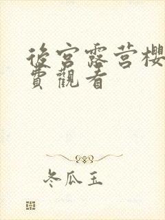 后宫露营樱花免费观看封面