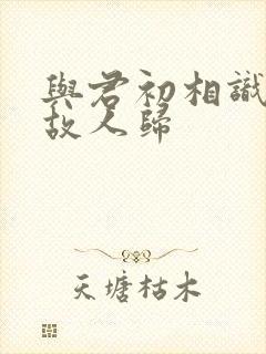 与君初相识犹若故人归