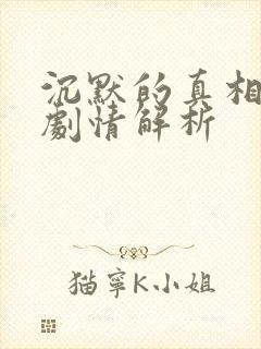 沉默的真相完整剧情解析