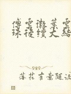 傅云徽叶云沈明珠后续大结局封面