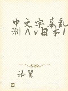 中文字幕乱码亚洲∧v日本1封面