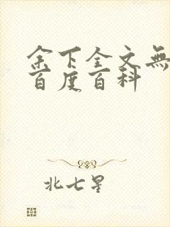 余下全文无防盗百度百科