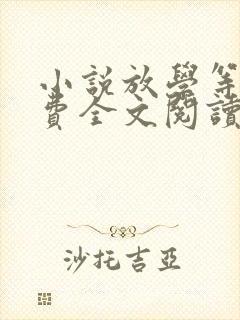 小说放学等我免费全文阅读封面